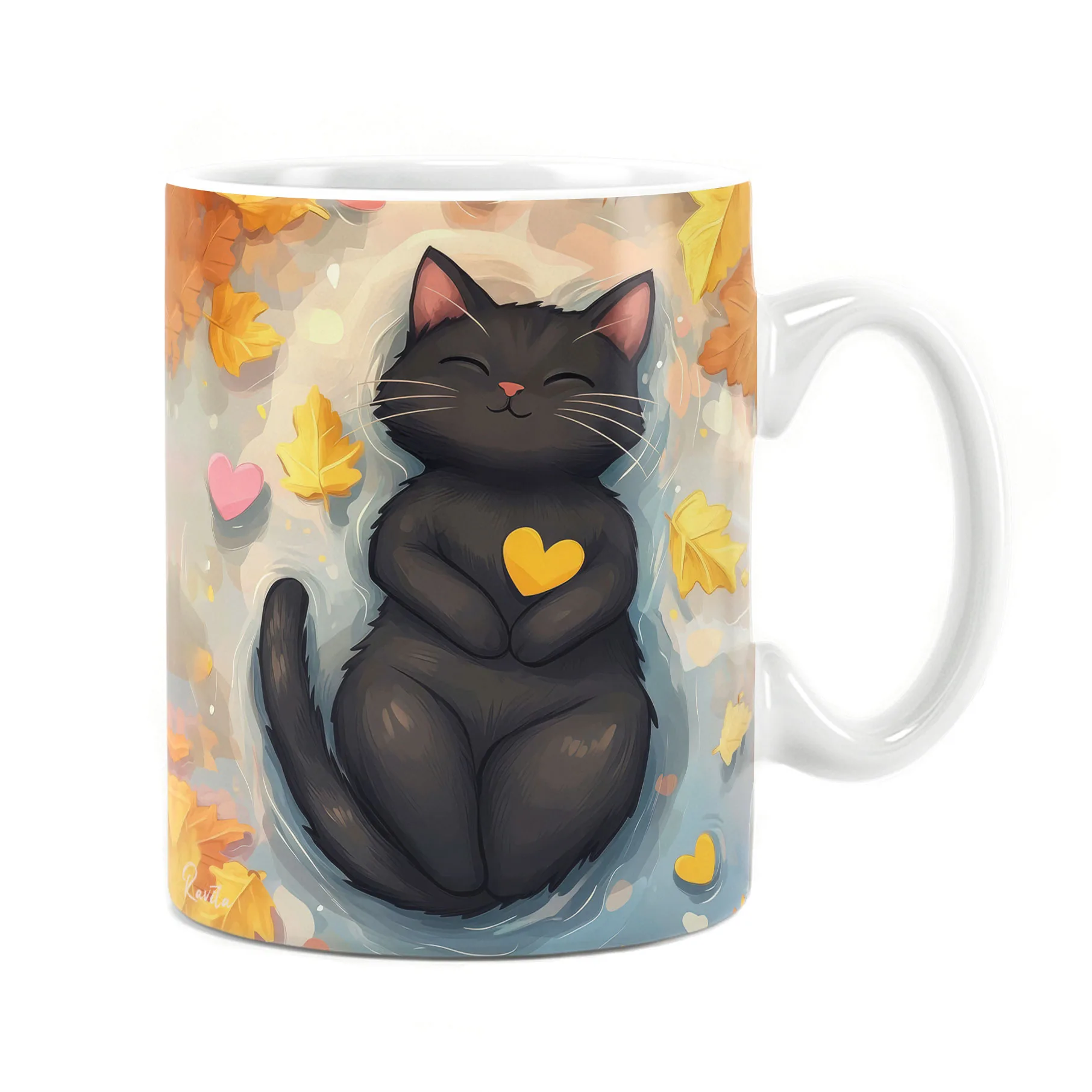 ماگ حرارتی راویتا مدل گربه کد 3645