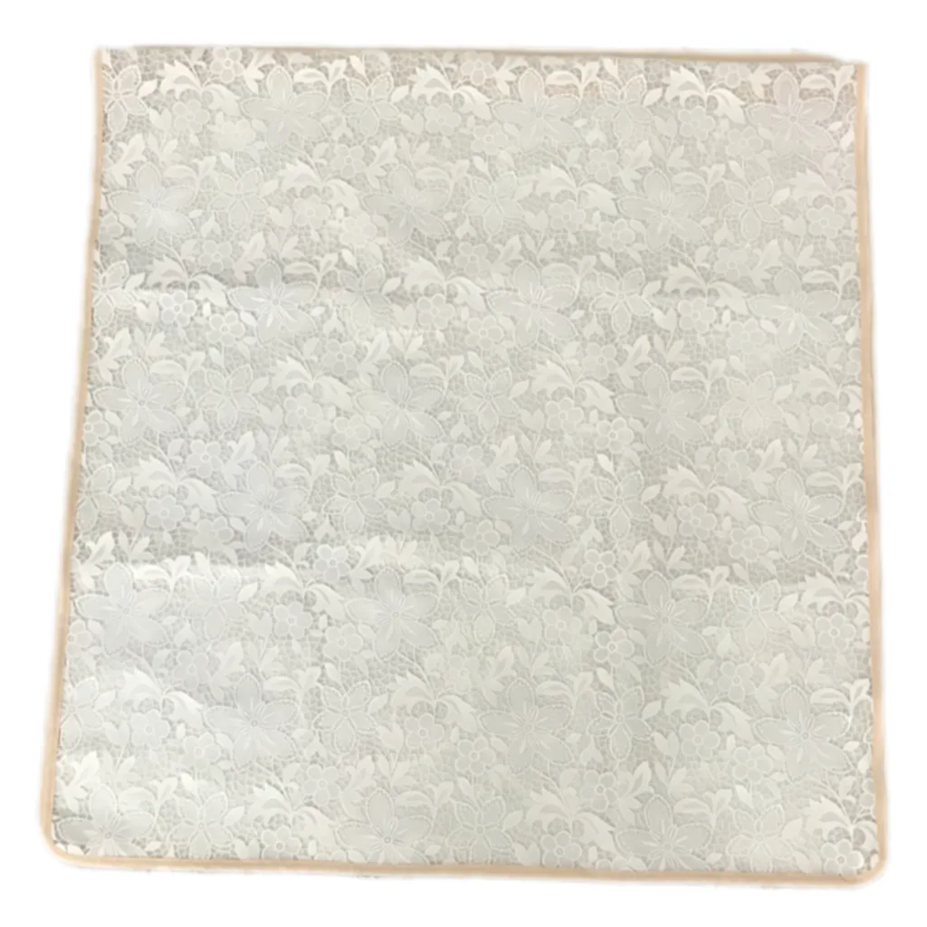 سفره 2 نفره مدل رویال طرح گیپور سایز 70×70 سانتی متر کد 05