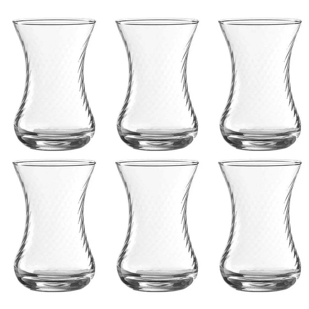 استکان پاشاباغچه مدل Ince Belli 42781 کد 9005 بسته 6 عددی