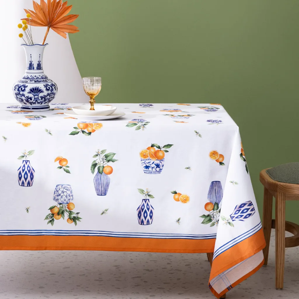 سفره شش نفره مادام کوکو مدل Rhone سایز 150*200 سانتی متر