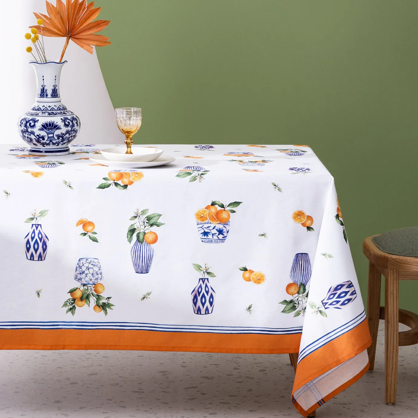 سفره شش نفره مادام کوکو مدل Rhone سایز 150*200 سانتی متر