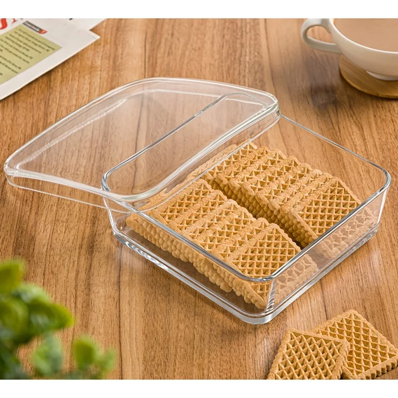 ظرف نگهدارنده لیمون مدل شیشه ای دربدار کد RM2154
