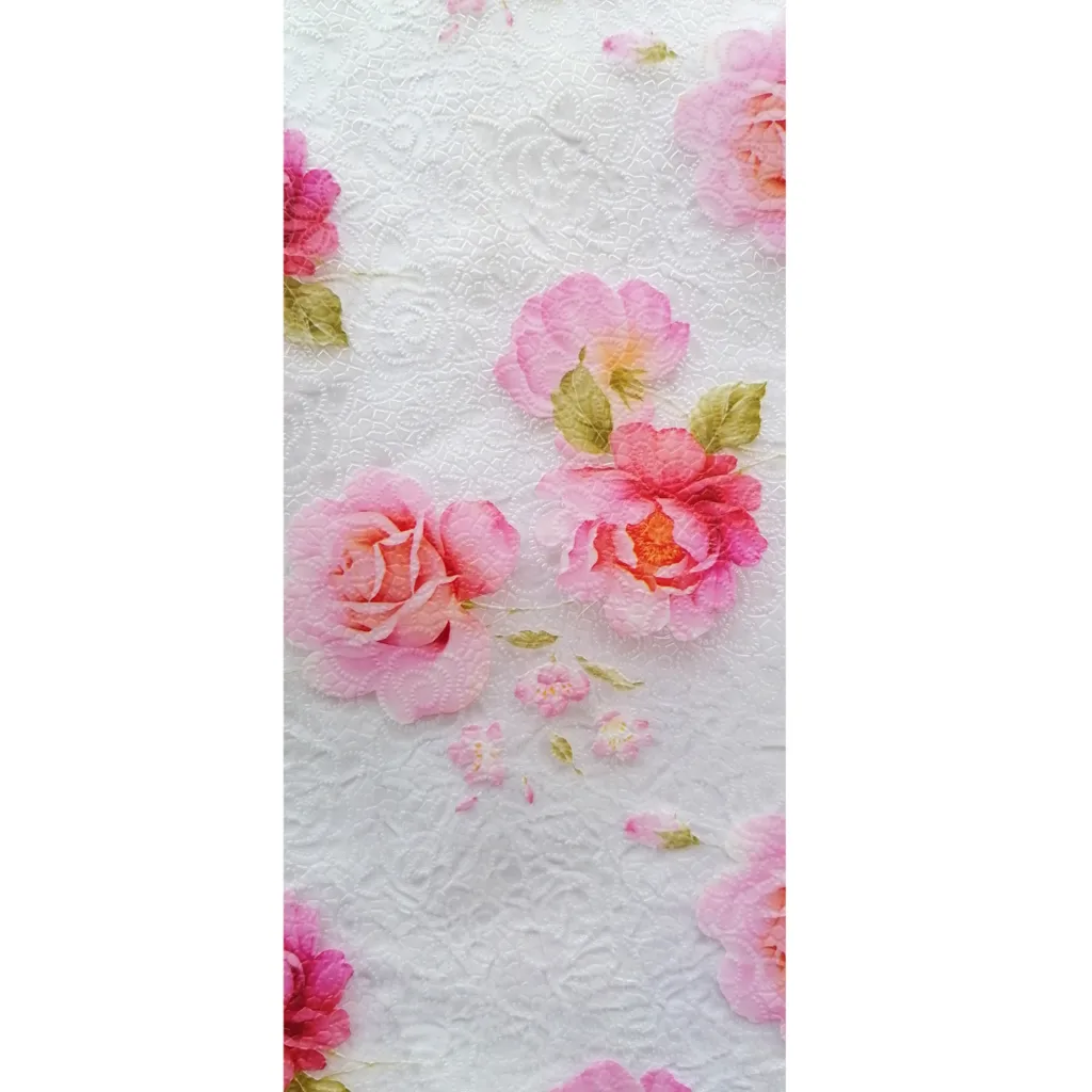 سفره 8 نفره طرح گل رز کد rozso21