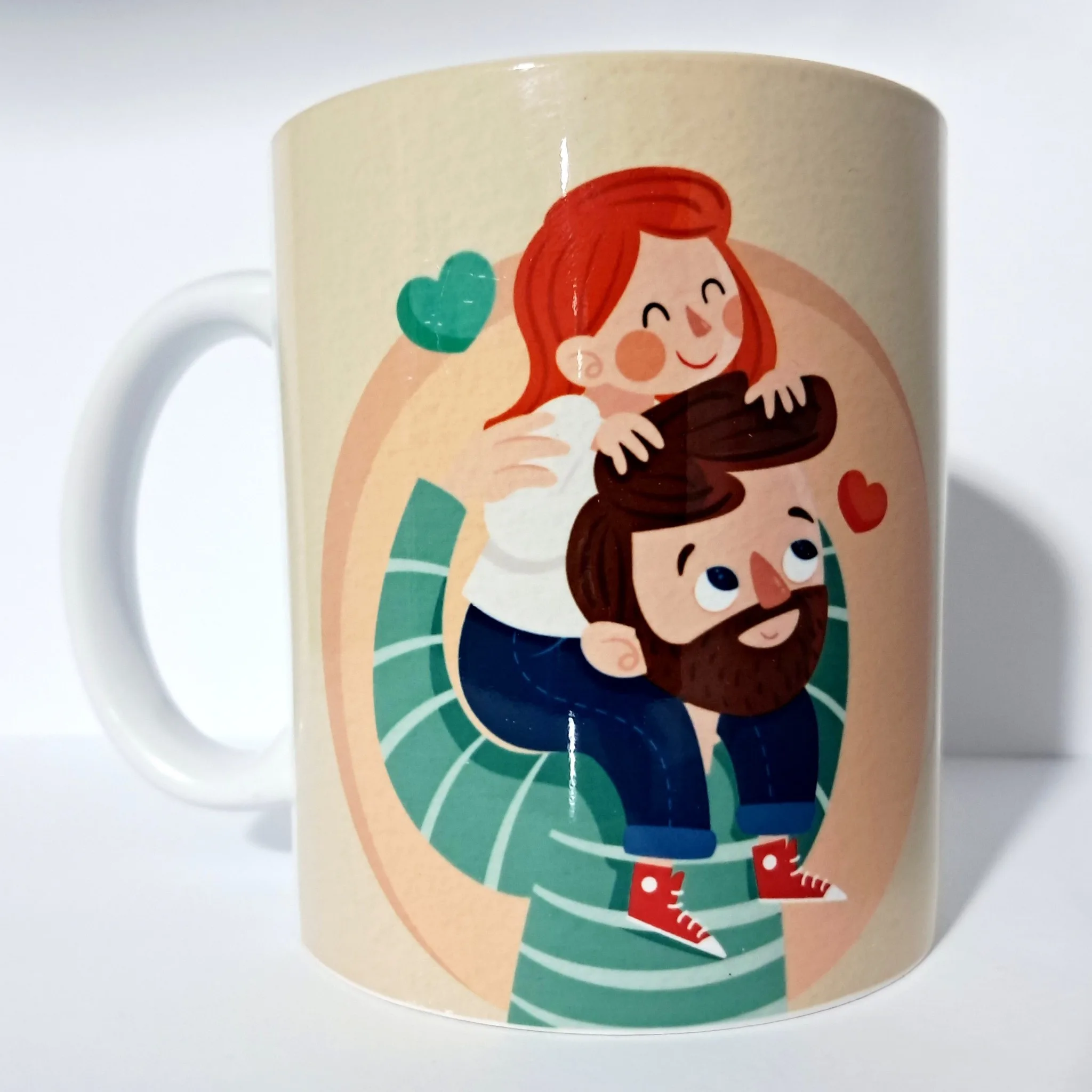 ماگ روز پدر _ طرح تو برای من یه دنیایی (پدر و دختر) کد M04