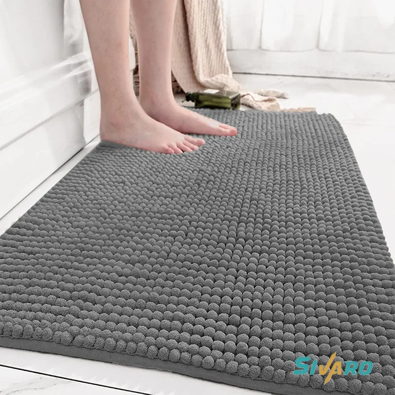 پادری ماکارونی سیوارو مدل SHAGGY MAT سایز 50 *80 سانتی متر