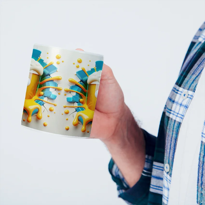 ماگ حس آمیزی طرح سه بعدی مدل ماگ کیوت کد Beer1