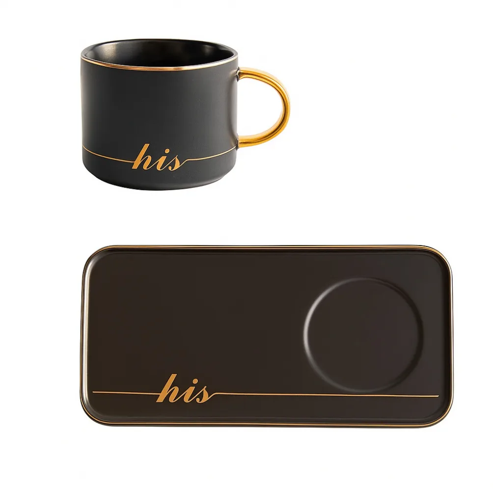 ماگ مدل هیز و هر کد 1605 به همراه زیرلیوانی