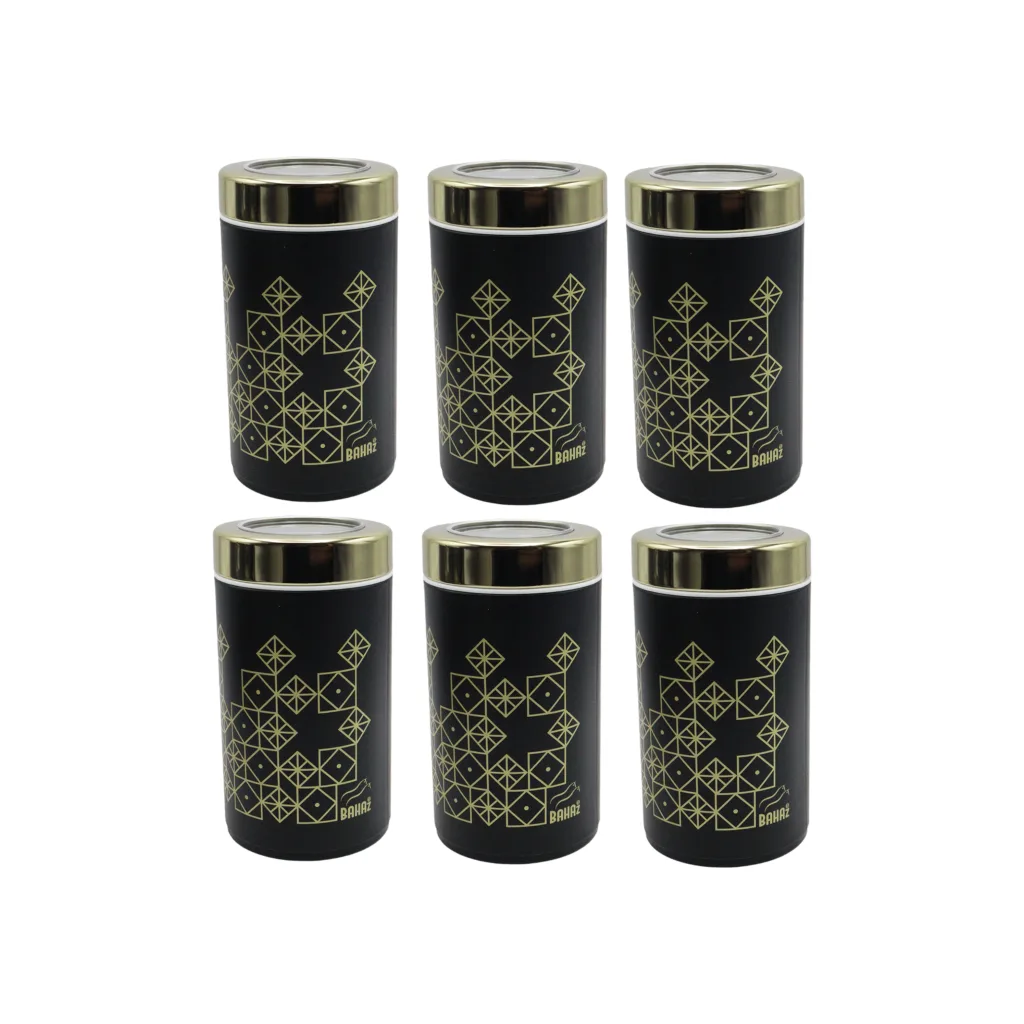 بانکه بهازکالا مدل درگلس طرح روبیک کد YP-glass مجموعه 6 عددی