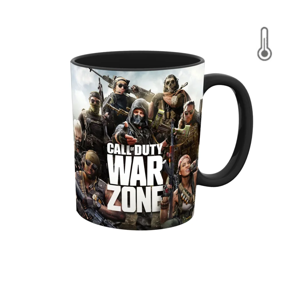 ماگ حرارتی طرح بازی کال آف دیوتی وارزون COD