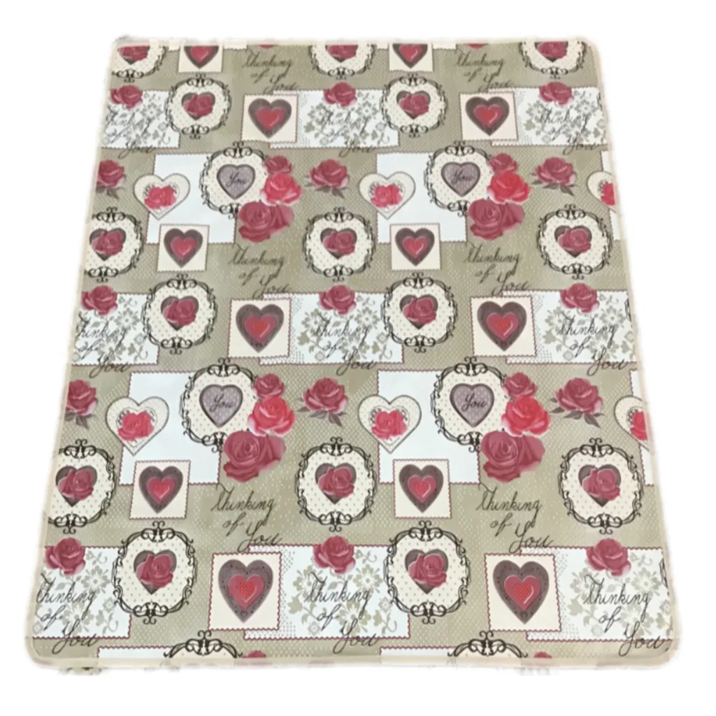 سفره 8 نفره مدل آوا طرح 2 رو سایز 140×140 سانتی متر کد 04