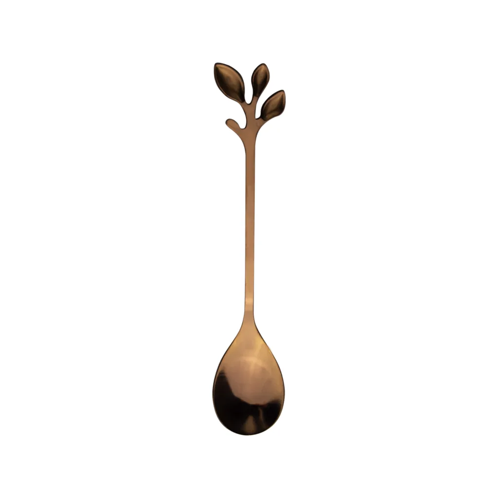 قاشق چای خوری مدل برگ کد 501 بسته 6 عددی