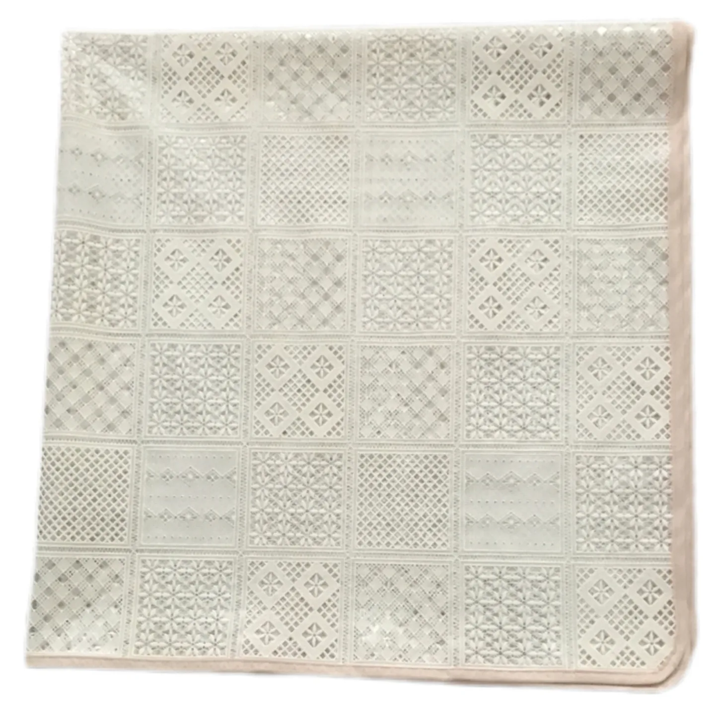 سفره 4 نفره مدل رویال طرح گیپور کد 05 سایز 100×100 سانتی متر