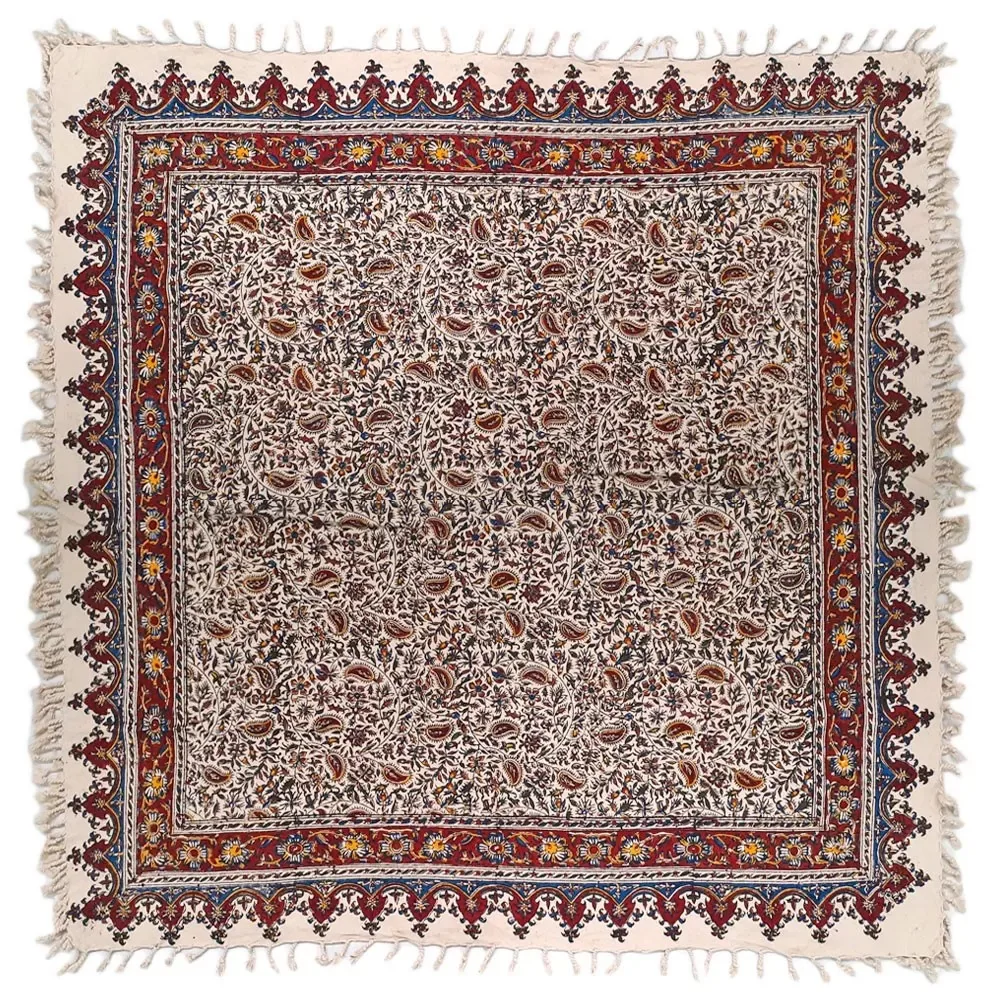 سفره 4 نفره طرح گل و بوته کد A.120