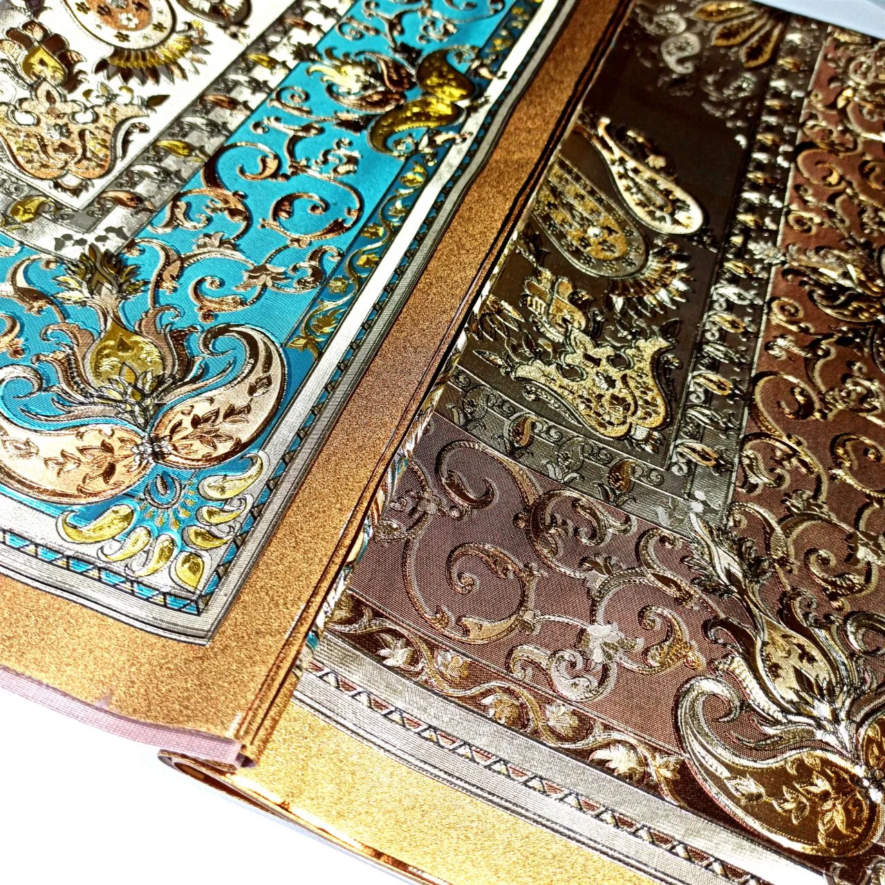 سفره چهار نفره طرح ترمه مدل پشت نخی