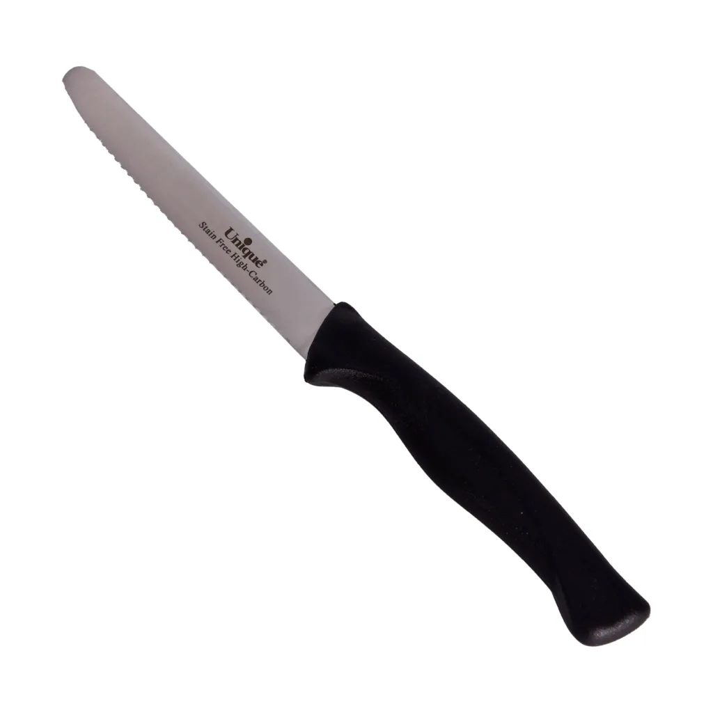 چاقو آشپزخانه یونیک مدل اره ای گرد کد 5515