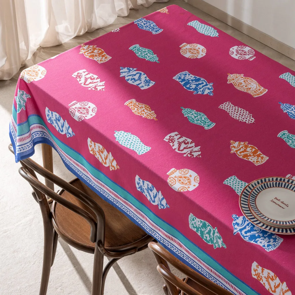 سفره شش نفره مادام کوکو مدل Rosanel سایز 150*200 سانتی متر