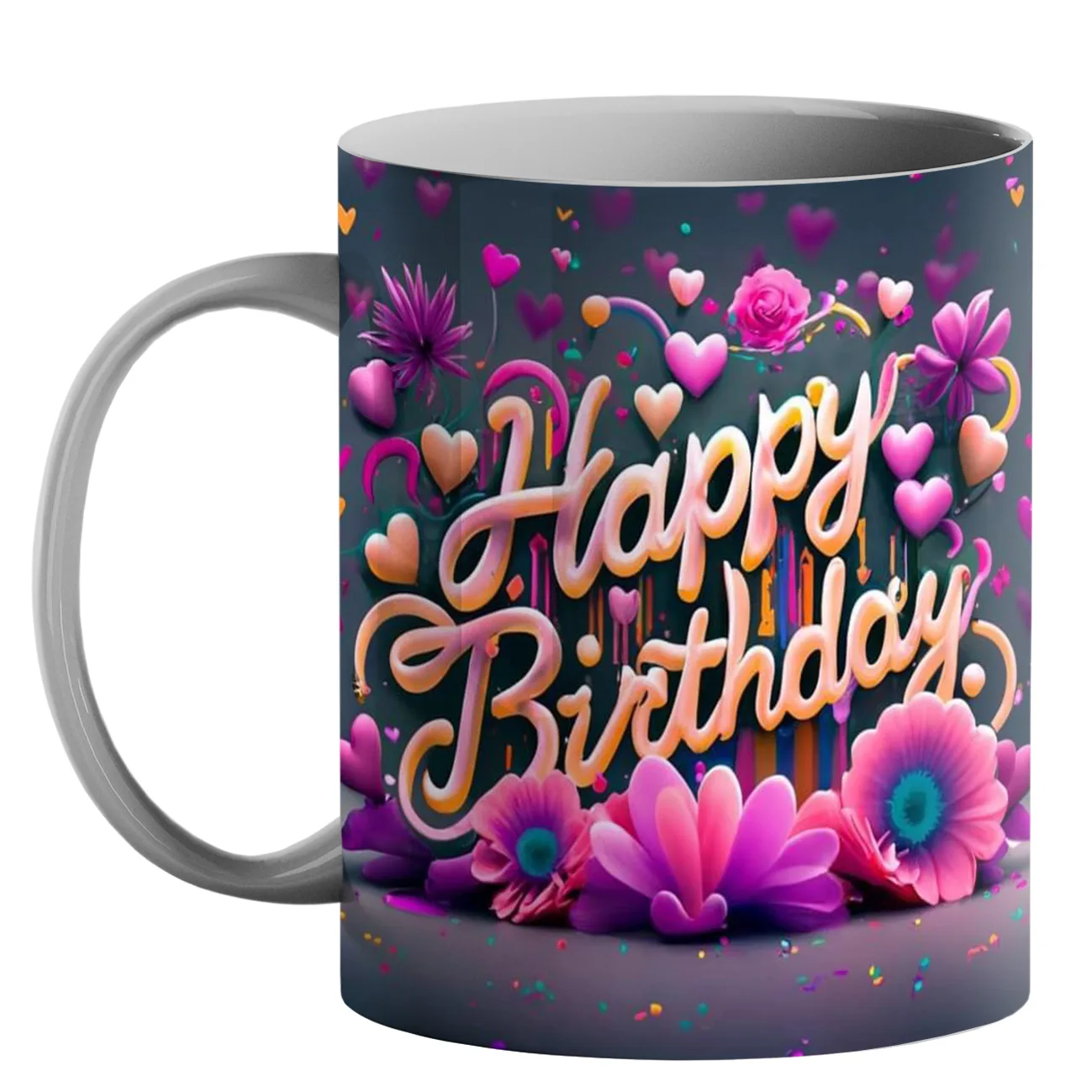 ماگ طرح تولدت مبارک کد 10