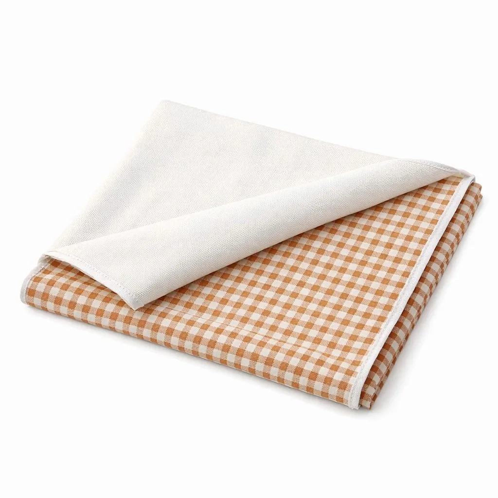 سفره 4 نفره مدل چهارخانه قهوه سایز 90*70 سانتی متر