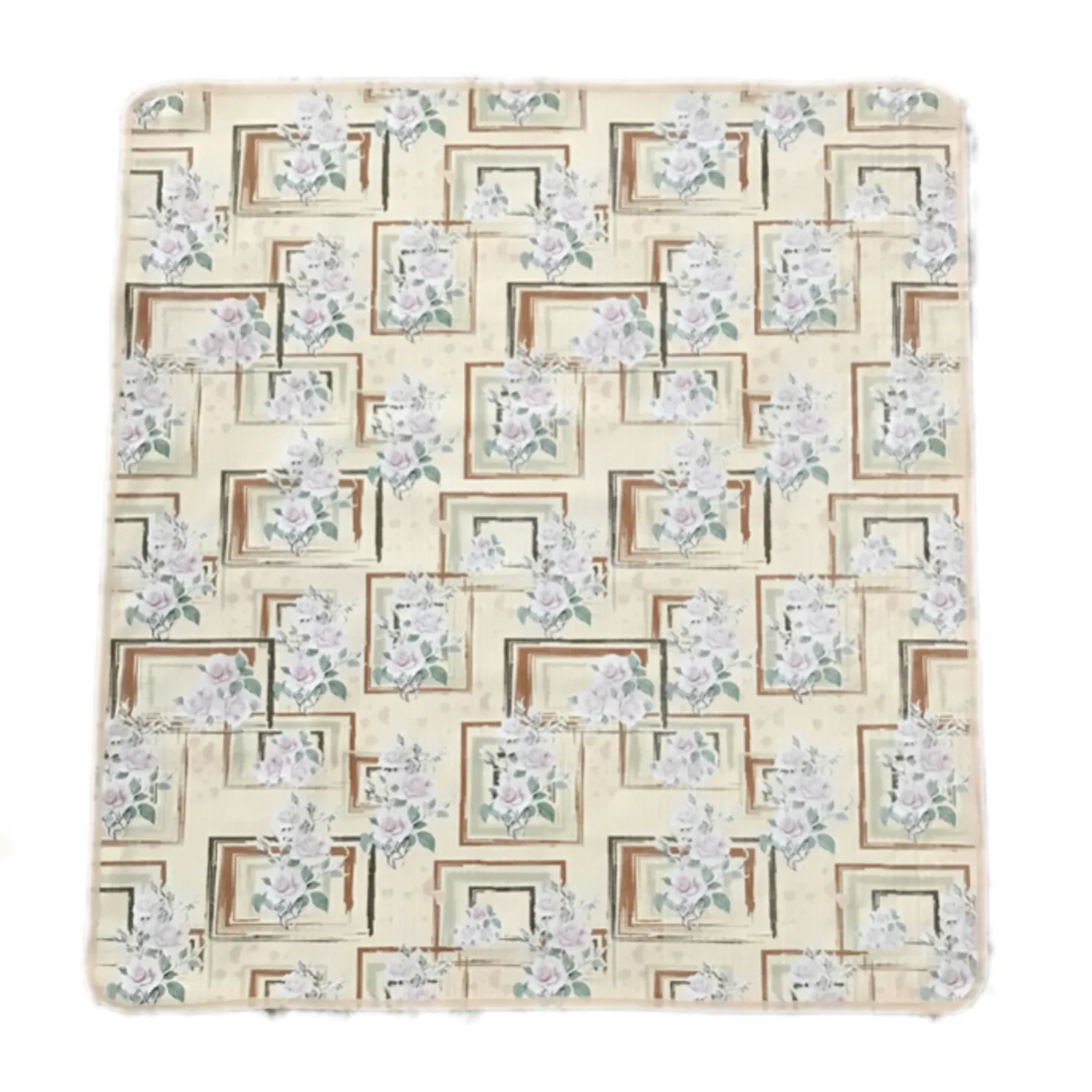 سفره 8 نفره مدل آوا طرح 2 رو سایز 140×140 سانتی متر کد 05