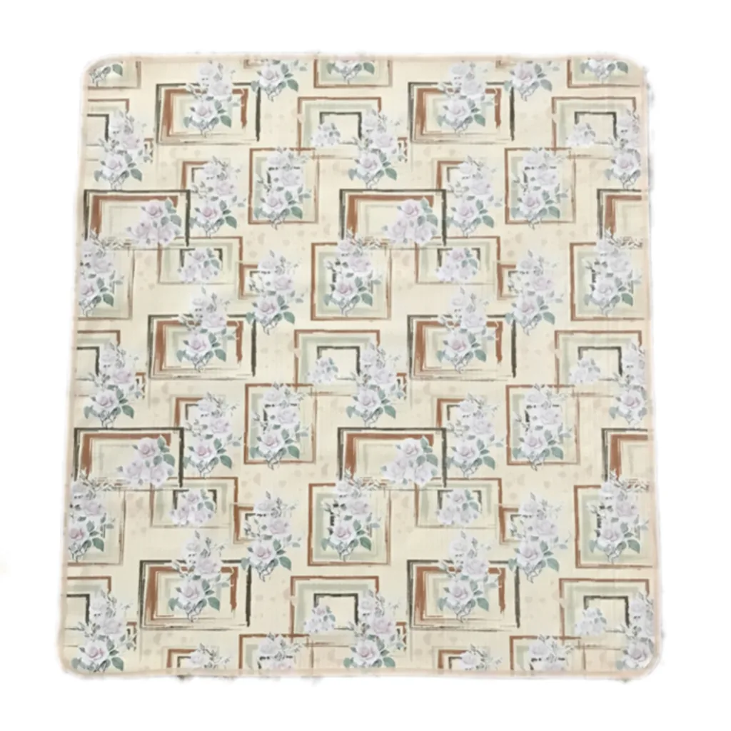 سفره 6 نفره مدل آوا طرح 2 رو سایز 140×100 سانتی متر کد 05