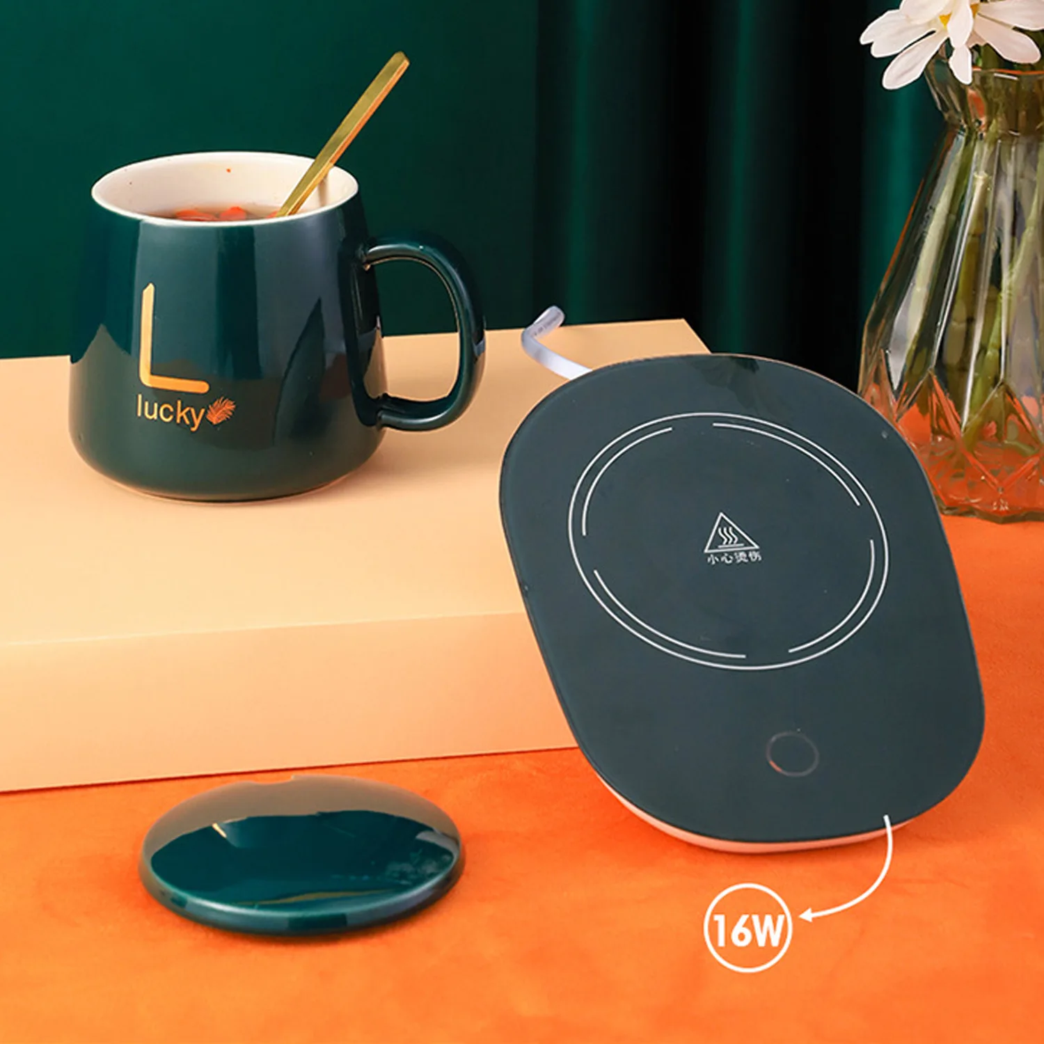 ماگ لاکی مدل اسمارت به همراه گرم کن برقی