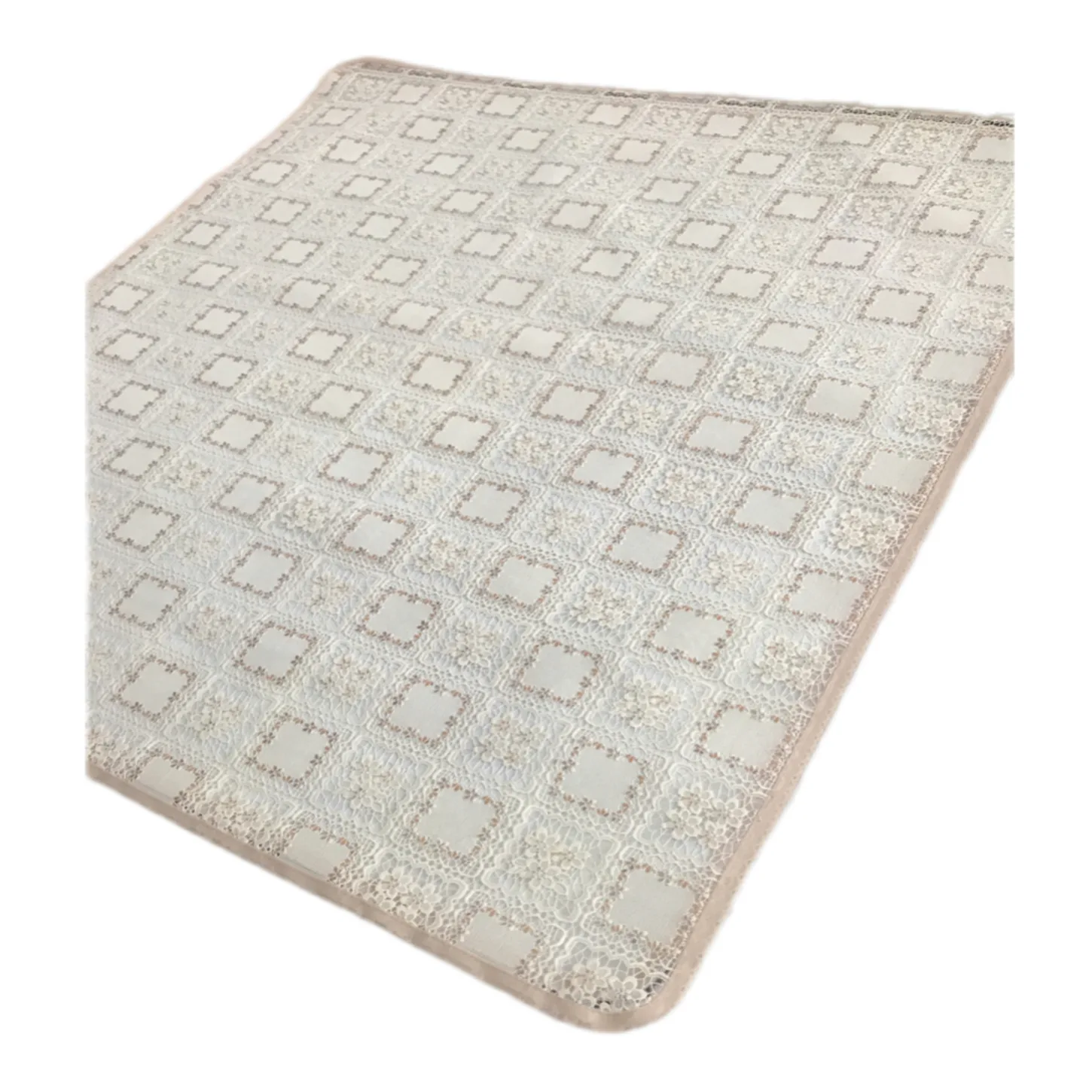 سفره 12 نفره مدل رویال طرح گیپور کد 06 سایز 300×100 سانتی متر