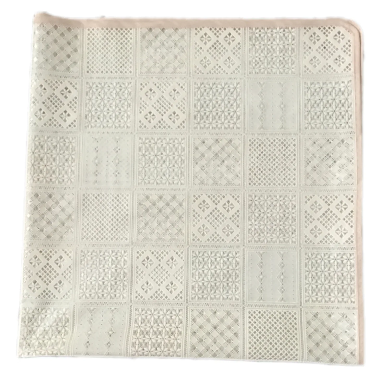 سفره 4 نفره مدل رویال طرح گیپور کد 05 سایز 100×100 سانتی متر