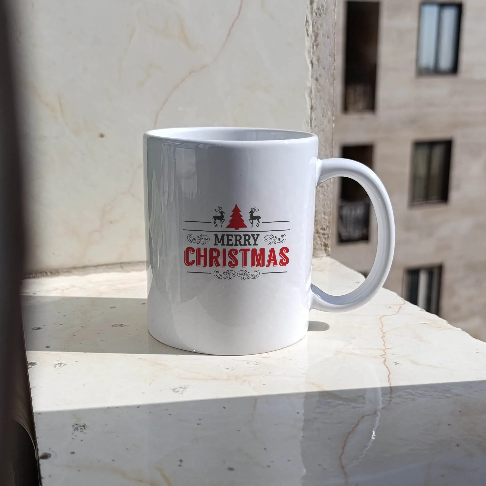 ماگ ژالینو طرح تبریک کریسمس کد 001