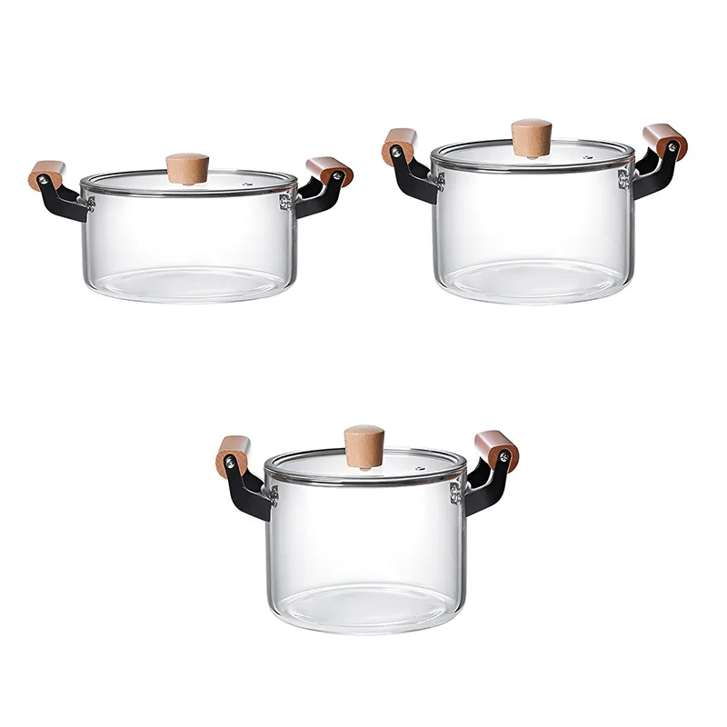 سرویس قابلمه شیشه ایی 3 پارچه مدل B35-B36-B37
