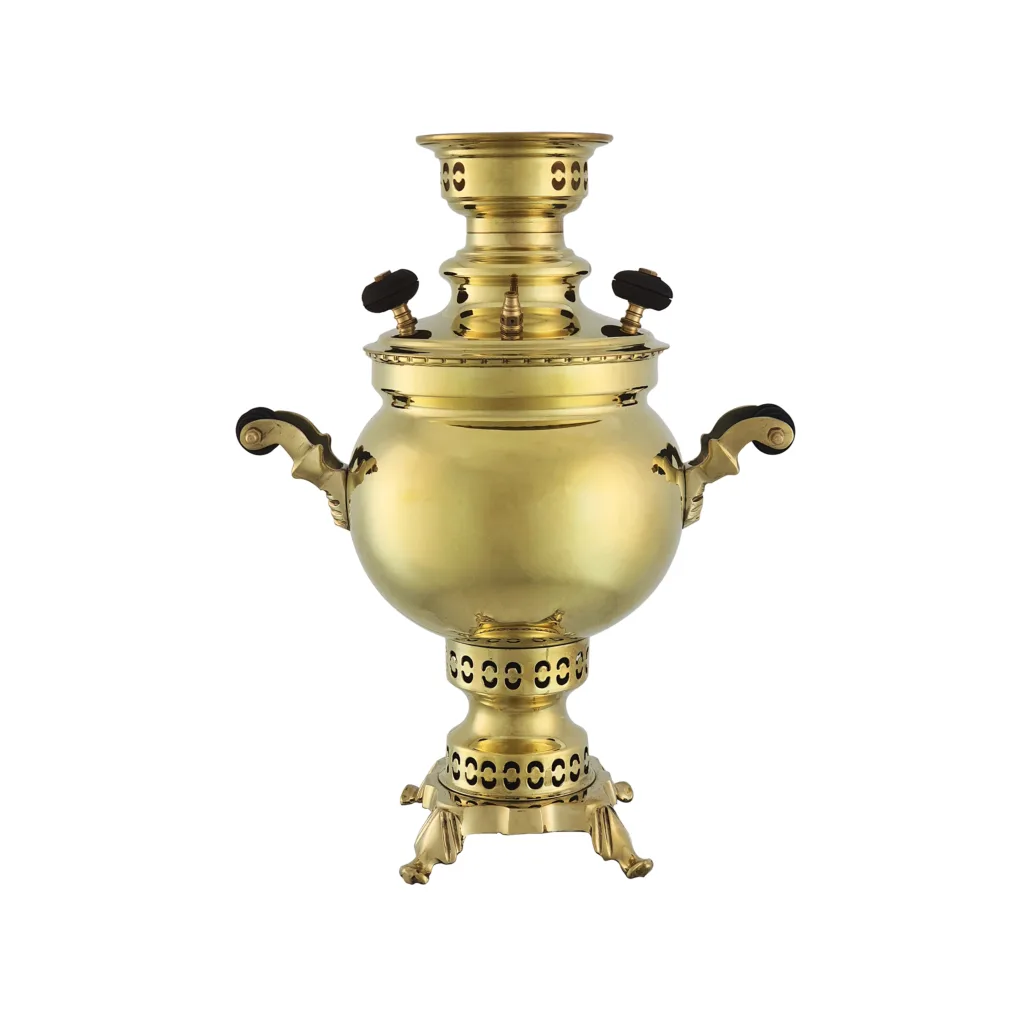 سماور زغالی عبدی مدل کلاسیک گنجایش 2.5 لیتر