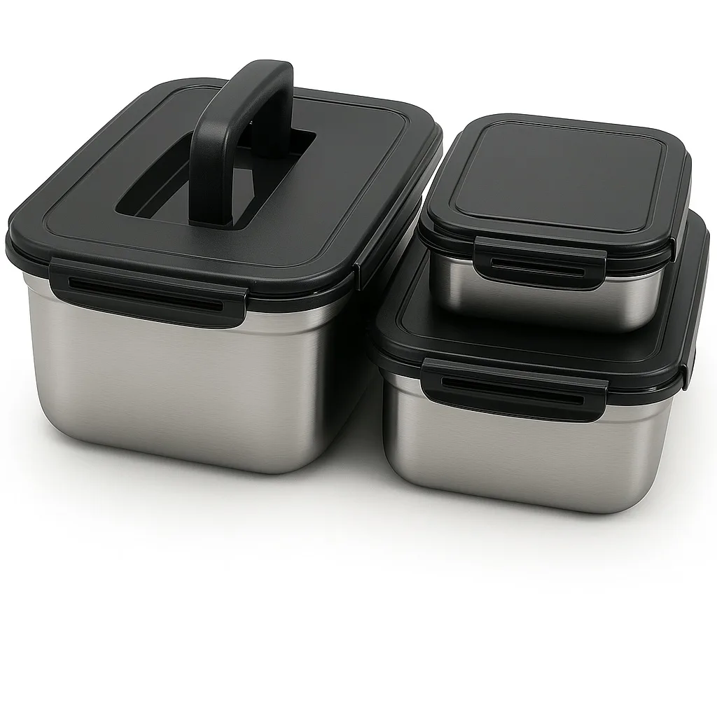 ظرف نگهدارنده کرکماز مدل Crisper مجموعه 3 عددی