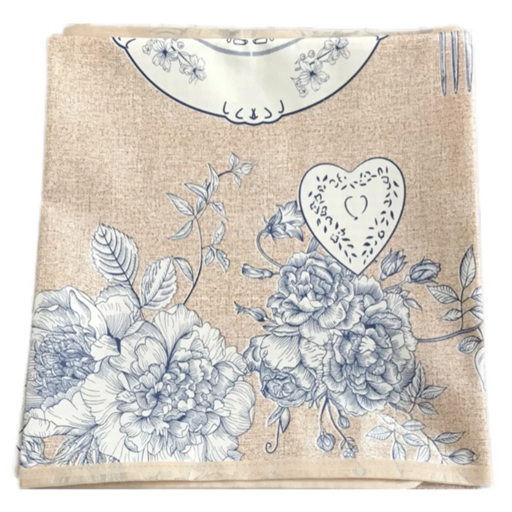 سفره 4 نفره مدل ماژستیک طرح 2 رو کد 06 سایز 100×100 سانتی متر