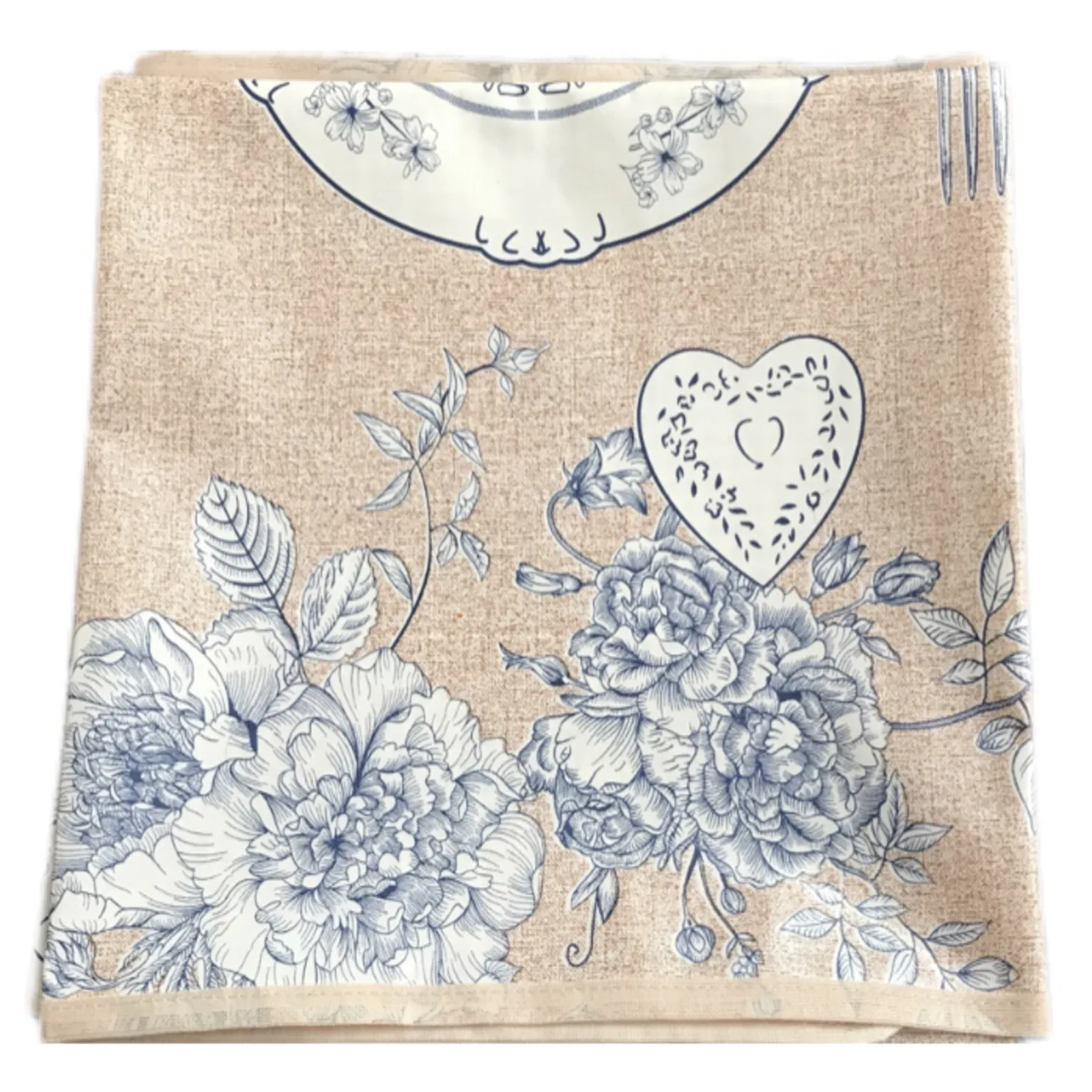 سفره 4 نفره مدل ماژستیک طرح 2 رو کد 06 سایز 100×100 سانتی متر