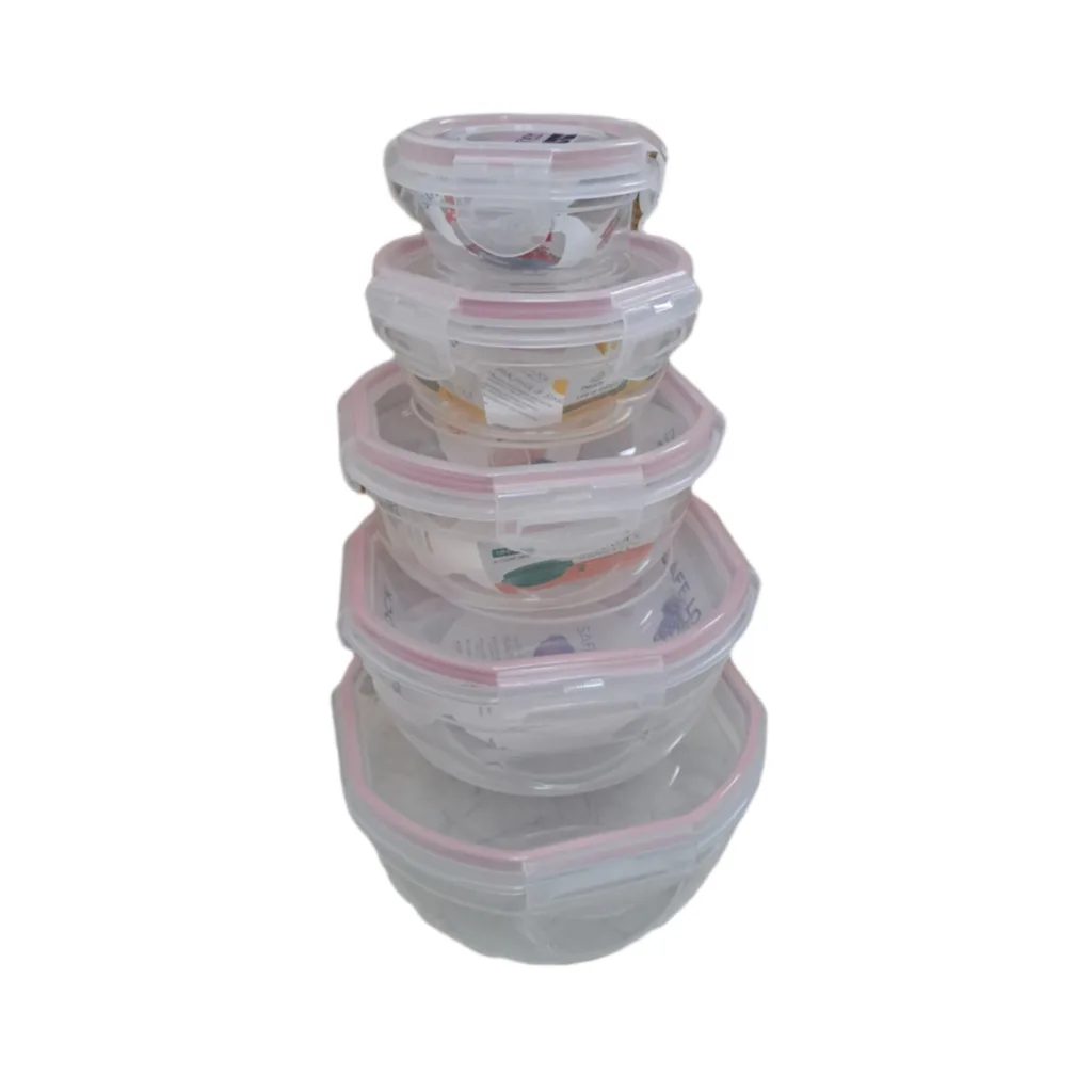 ظرف نگهدارنده مدل پیونی مجموعه 5 عددی