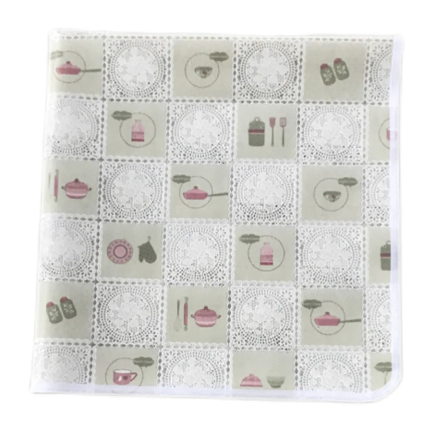 سفره 6 نفره مدل رویال طرح گیپور سایز 140×100 سانتی متر کد 04