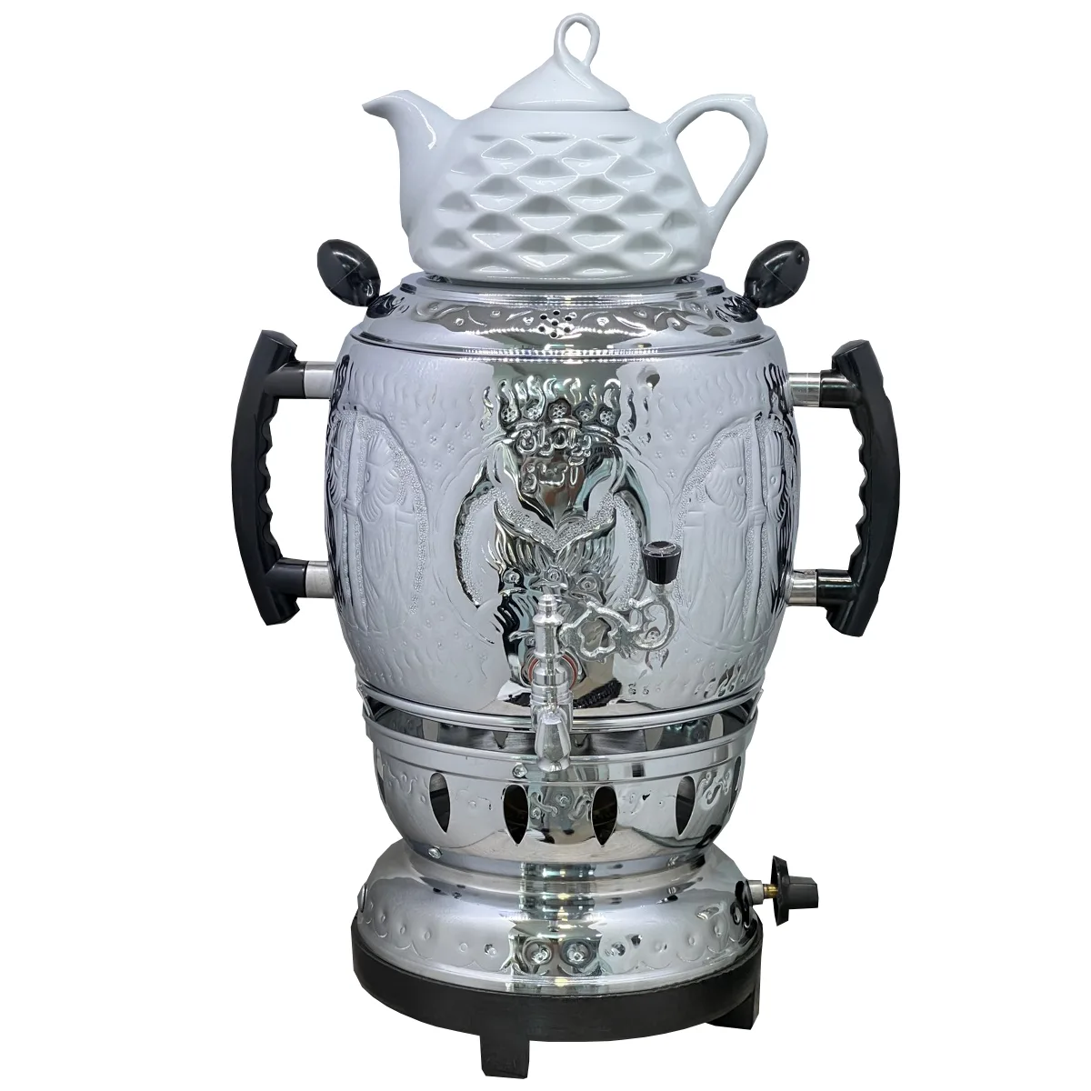 سماور گازی آکماز مدل سه کاره D60 ظرفیت 6 لیتر