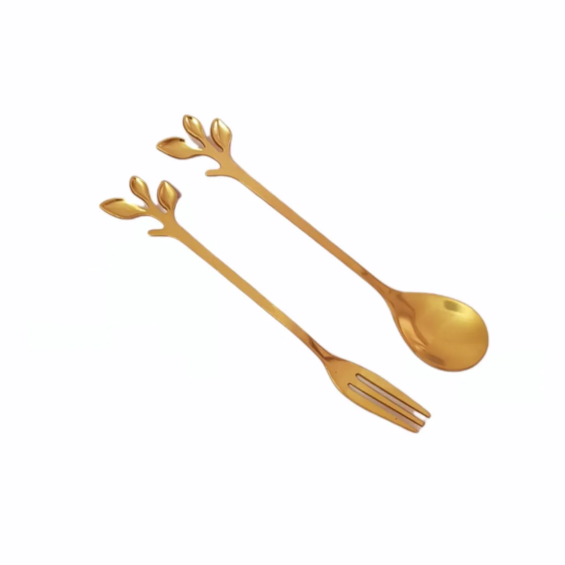 ست قاشق و چنگال 2 پارچه طرح گندم