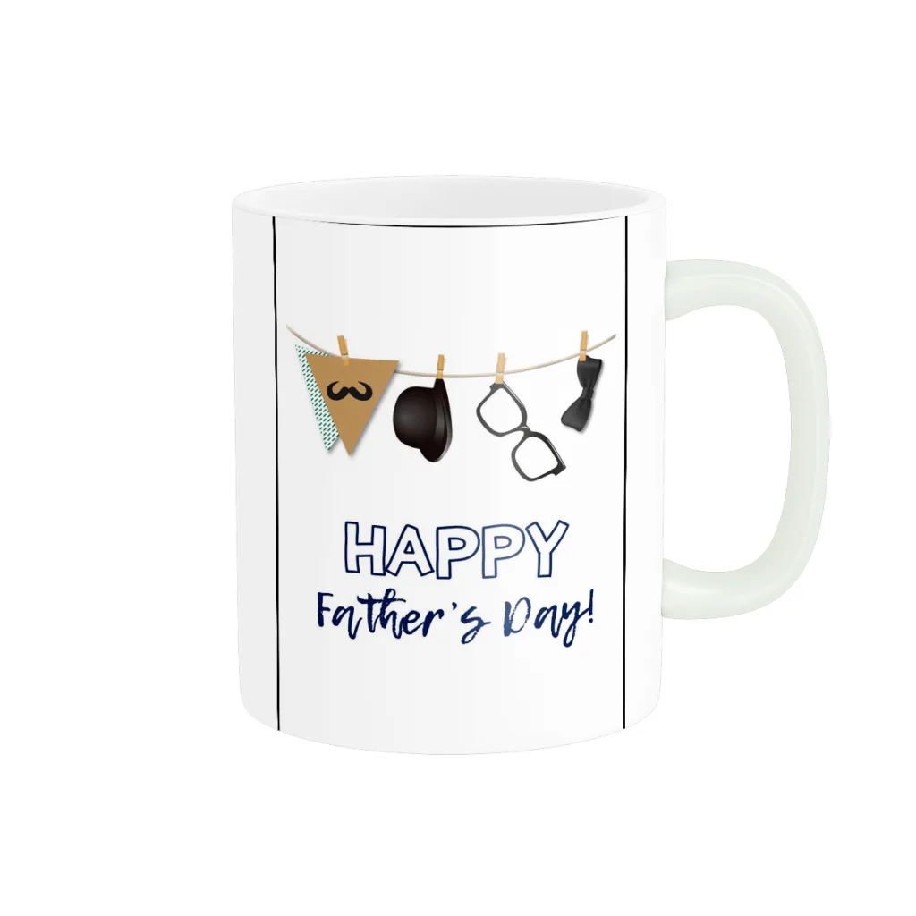 ماگ پادآفرین مدل روز پدر روز مرد طرح روز پدر مبارک کد p3153