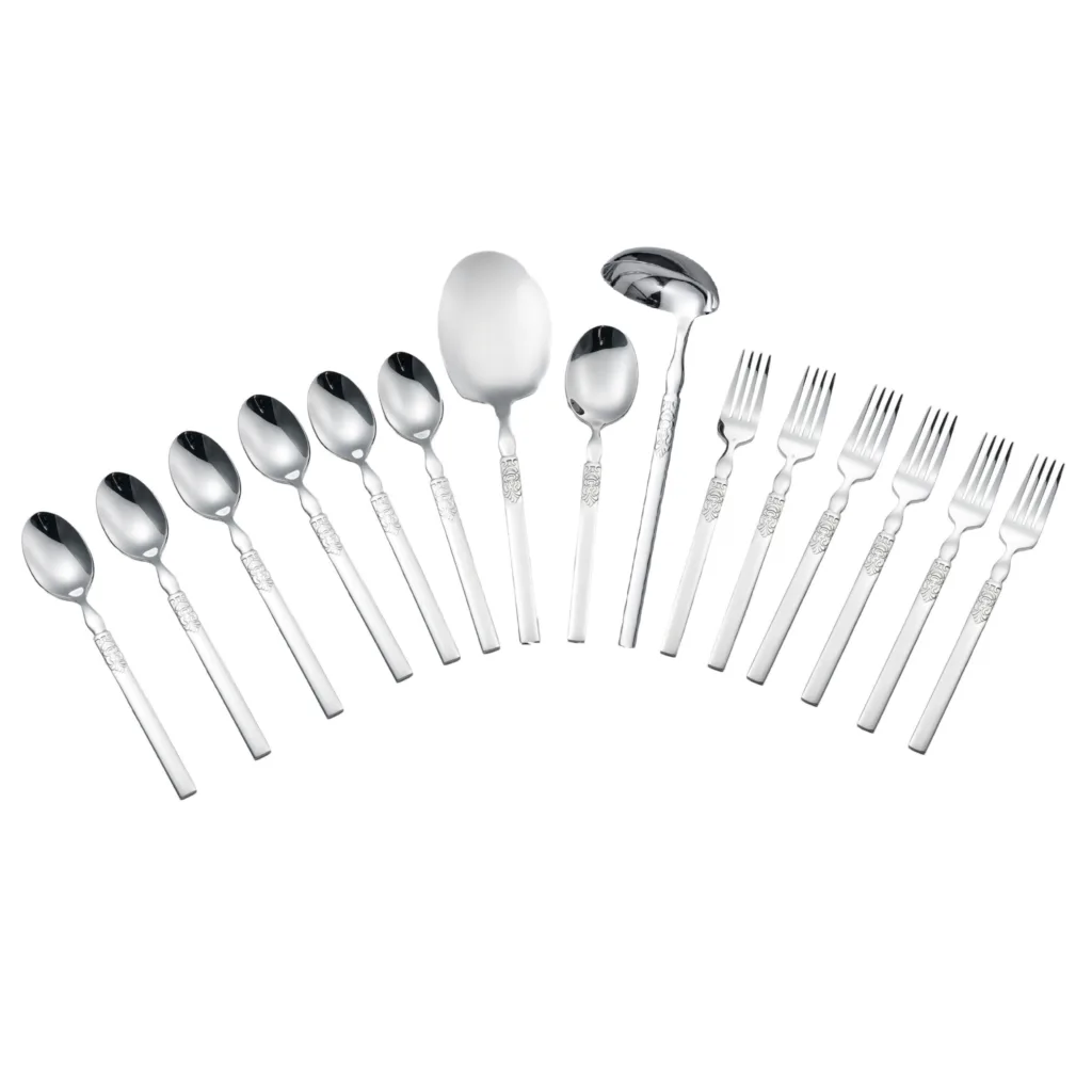 سرویس قاشق و چنگال 15 پارچه جی فی نی مدل G-2555 مناسب 6 نفر
