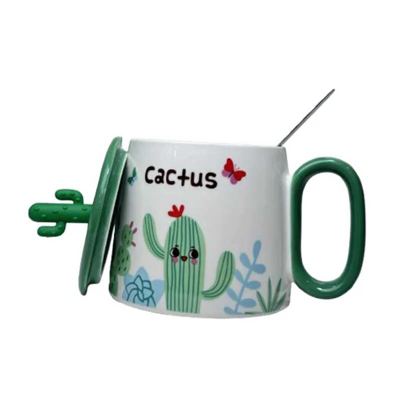 ماگ طرح فانتزی کاکتوس مدل Cactus Smile