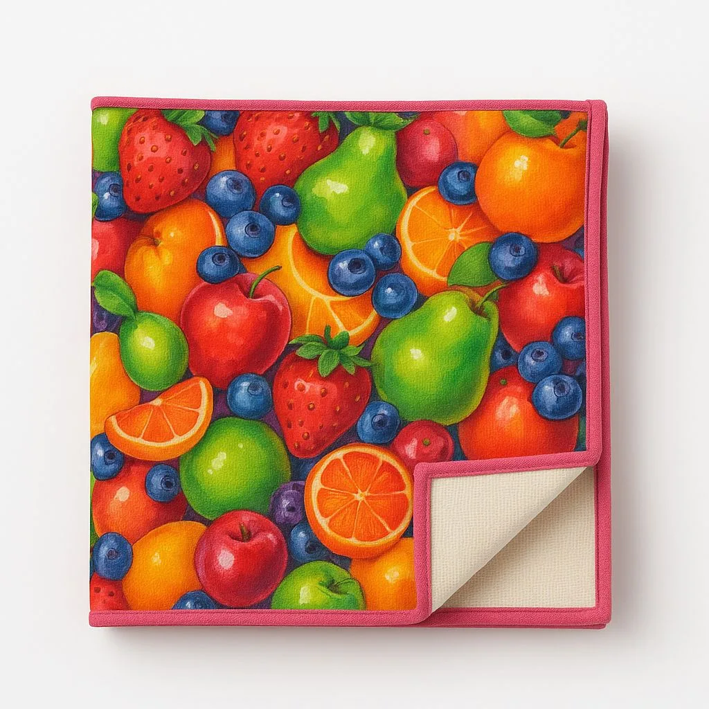 سفره 2 نفره مدل میوه تابستانی 450 سایز 70*60 سانتیمتر