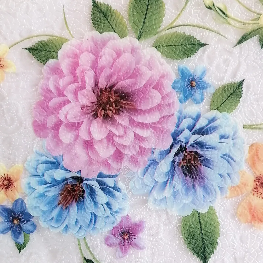 سفره 4 نفره طرح گل کوکب کد ko11