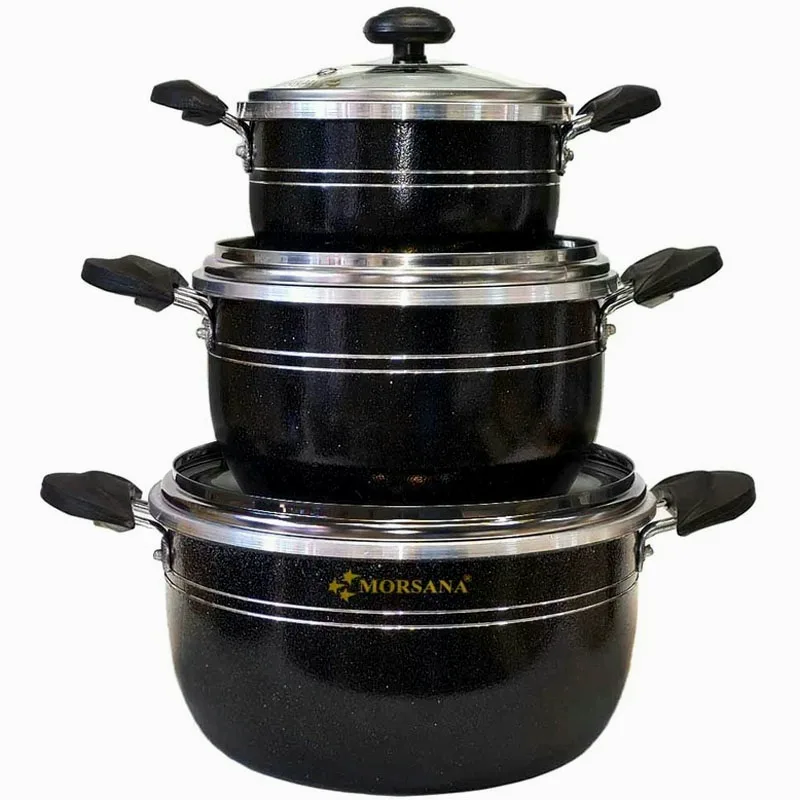 سرویس قابلمه گرانیتی ۶ پارچه مرسانا مدل M262422