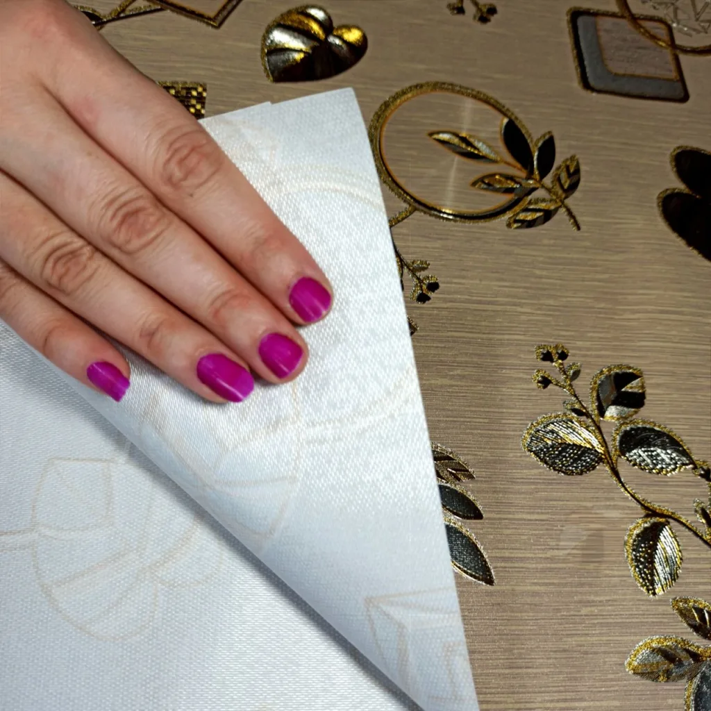 سفره 6 نفره مدل پشت نخی گلد کد A100-T150