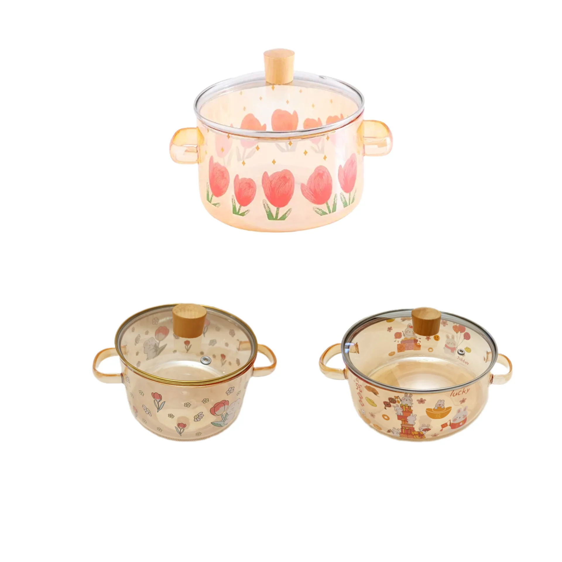 سرویس قابلمه 6 پارچه مدل شیشه ای سرویس قابلمه 6 پارچه مدل شیشه ای