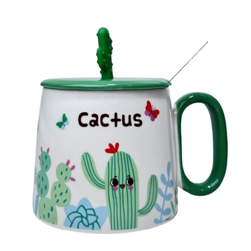 ماگ طرح فانتزی کاکتوس مدل Cactus Smile