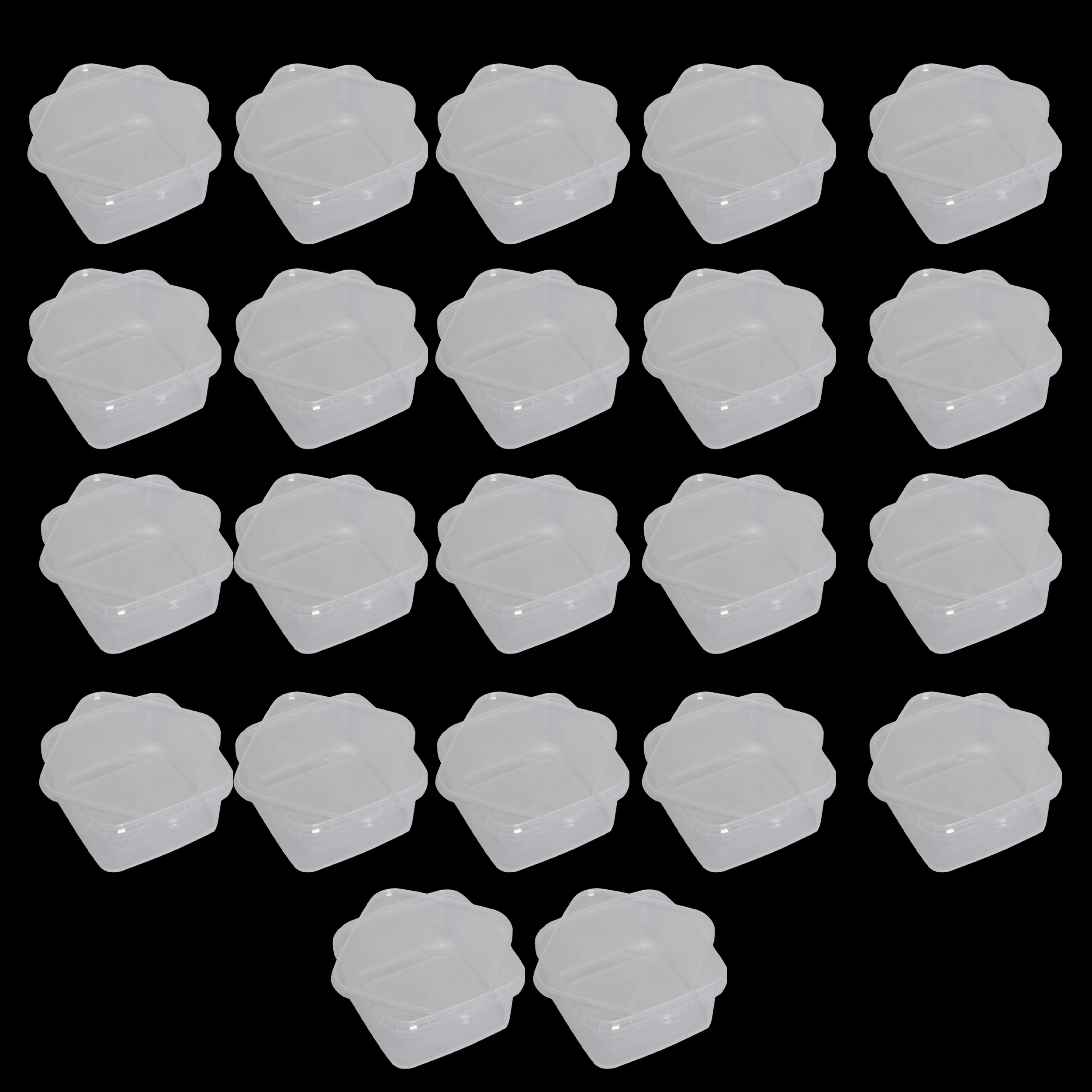 ظرف نگهدارنده پولاد پویش مدل مربع مجموعه 22 عددی