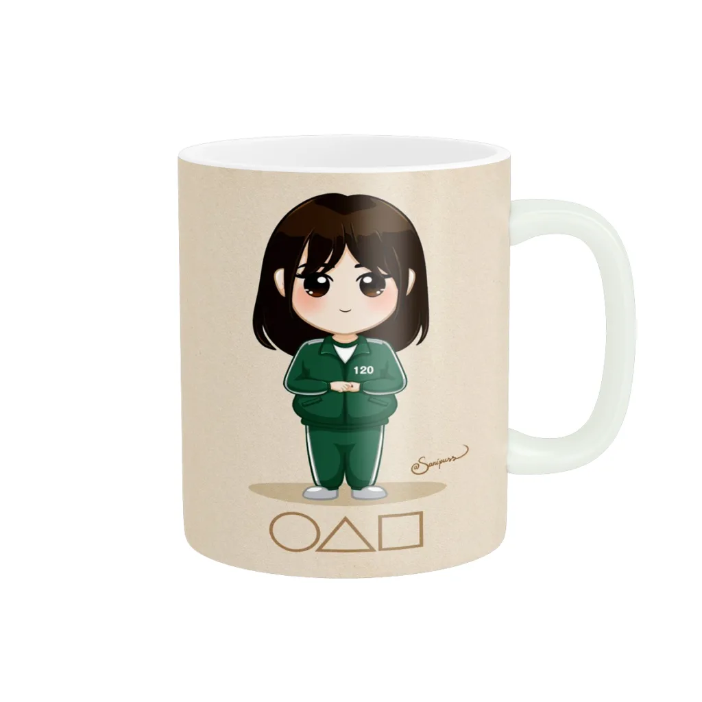 ماگ پادآفرین مدل بازی مرکب طرح اسکویید گیم کد p9243