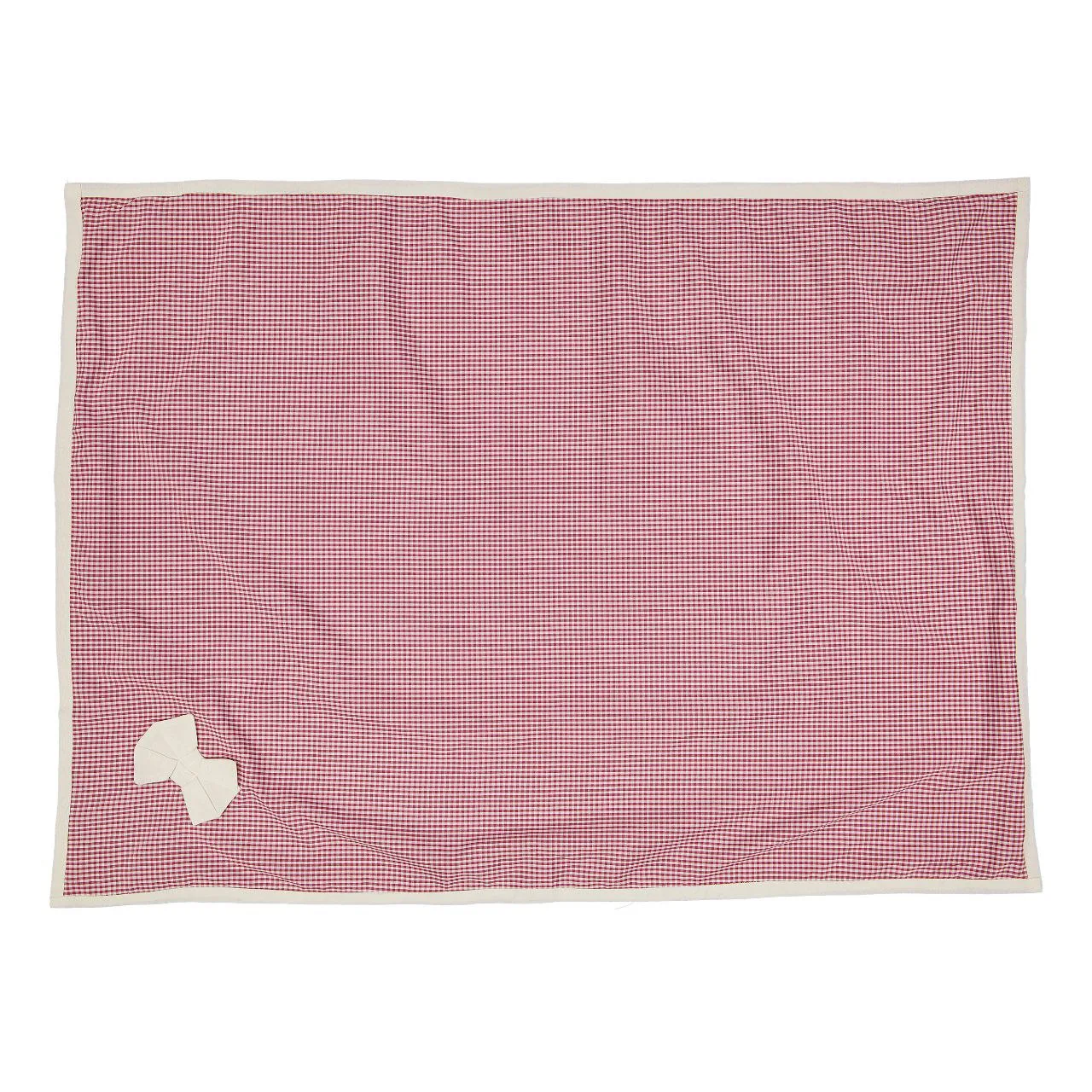 سفره 4 نفره مدل چهارخانه پارچه ای دورو سایز 90x70 سانتی متر