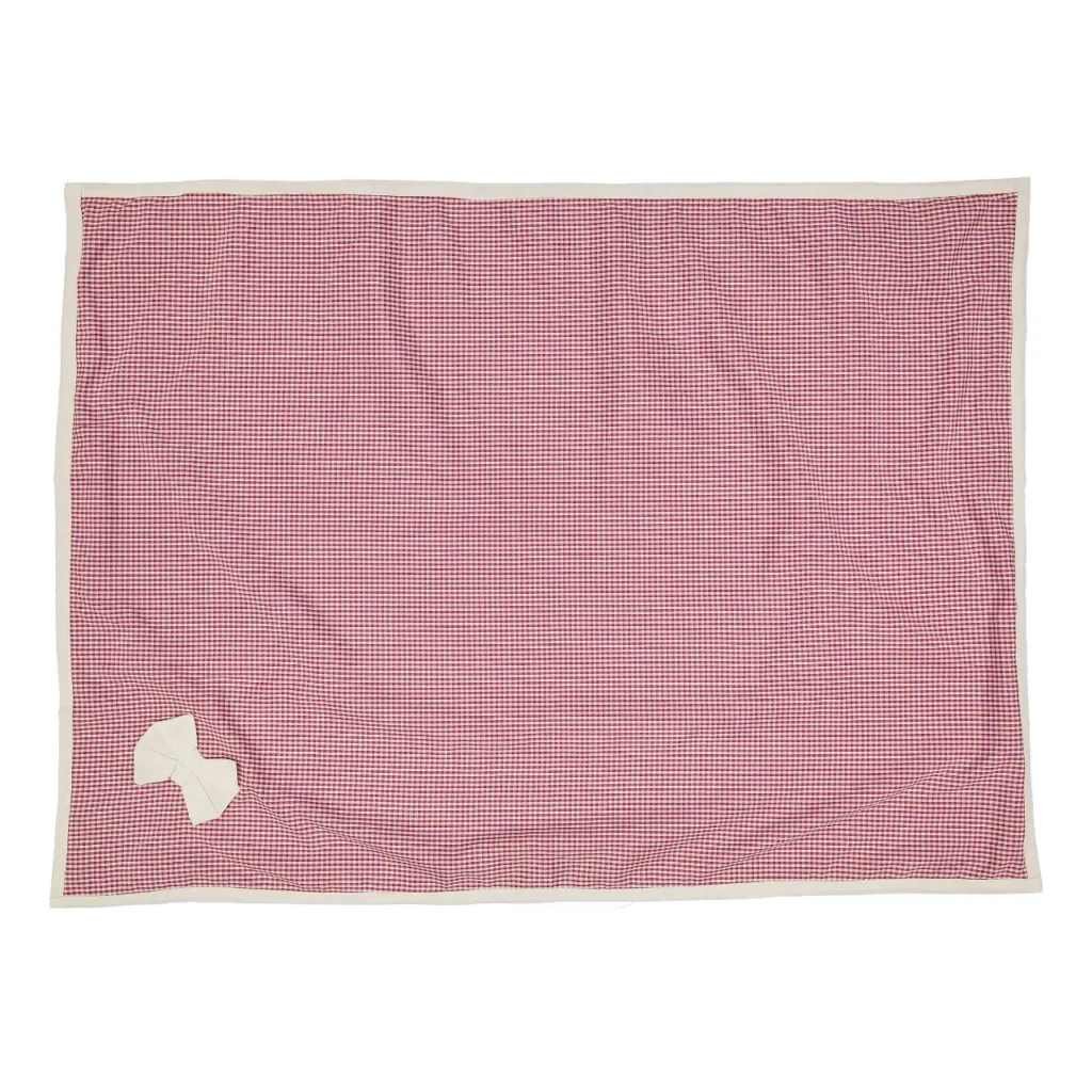 سفره ۸ نفره مدل چهارخانه پارچه ای دورو